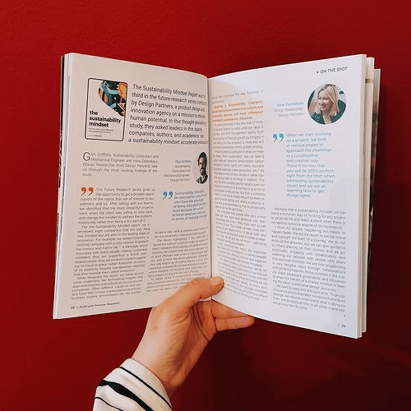 Profit With Purpose Magazine spread
